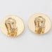 Vintage Longcraft Gold Vermeil Sterling Silver Clip On Earrings Etched Floral