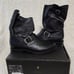 Frye Veronica short Italian soft black leather boots size 10 new!!!