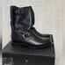 Frye Veronica short Italian soft black leather boots size 10 new!!!