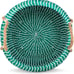 Modern Village Designer Plant Basket and Throw Blanket Basket (Teal)