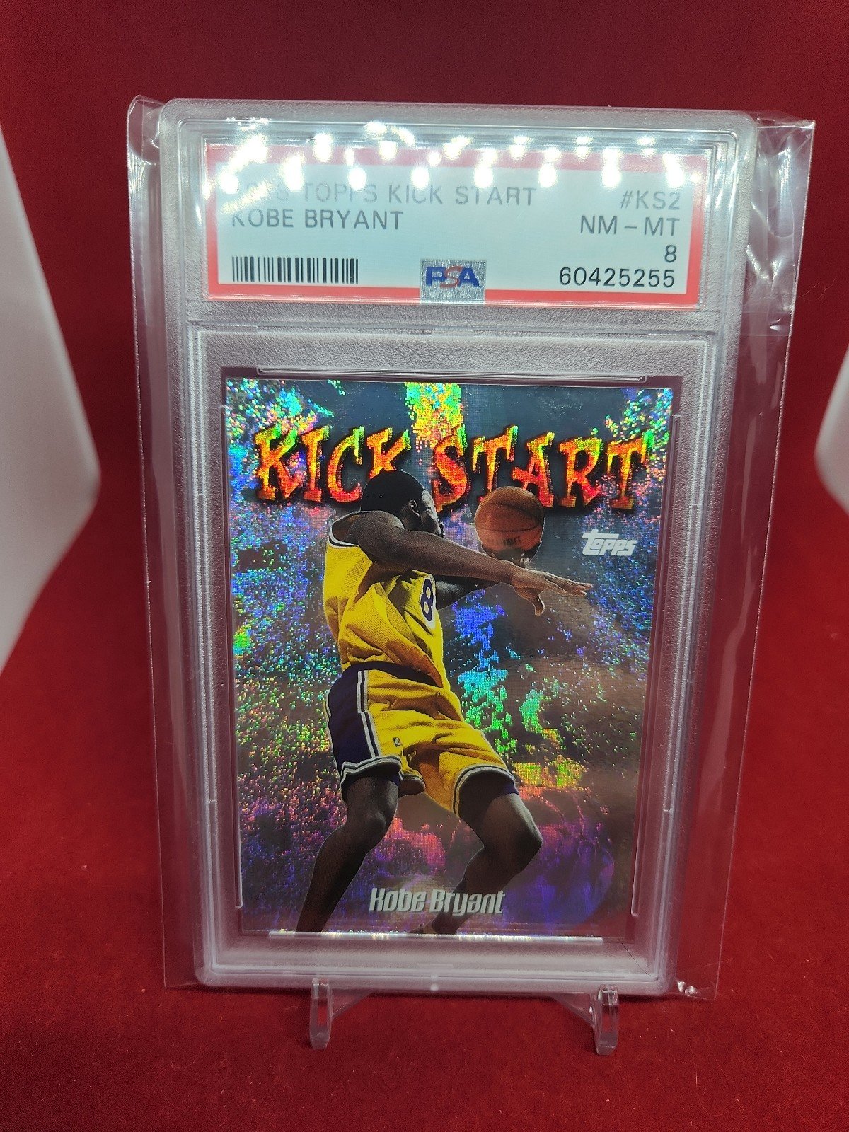 1998 Topps Kobe Bryant Kick Start Psa 8