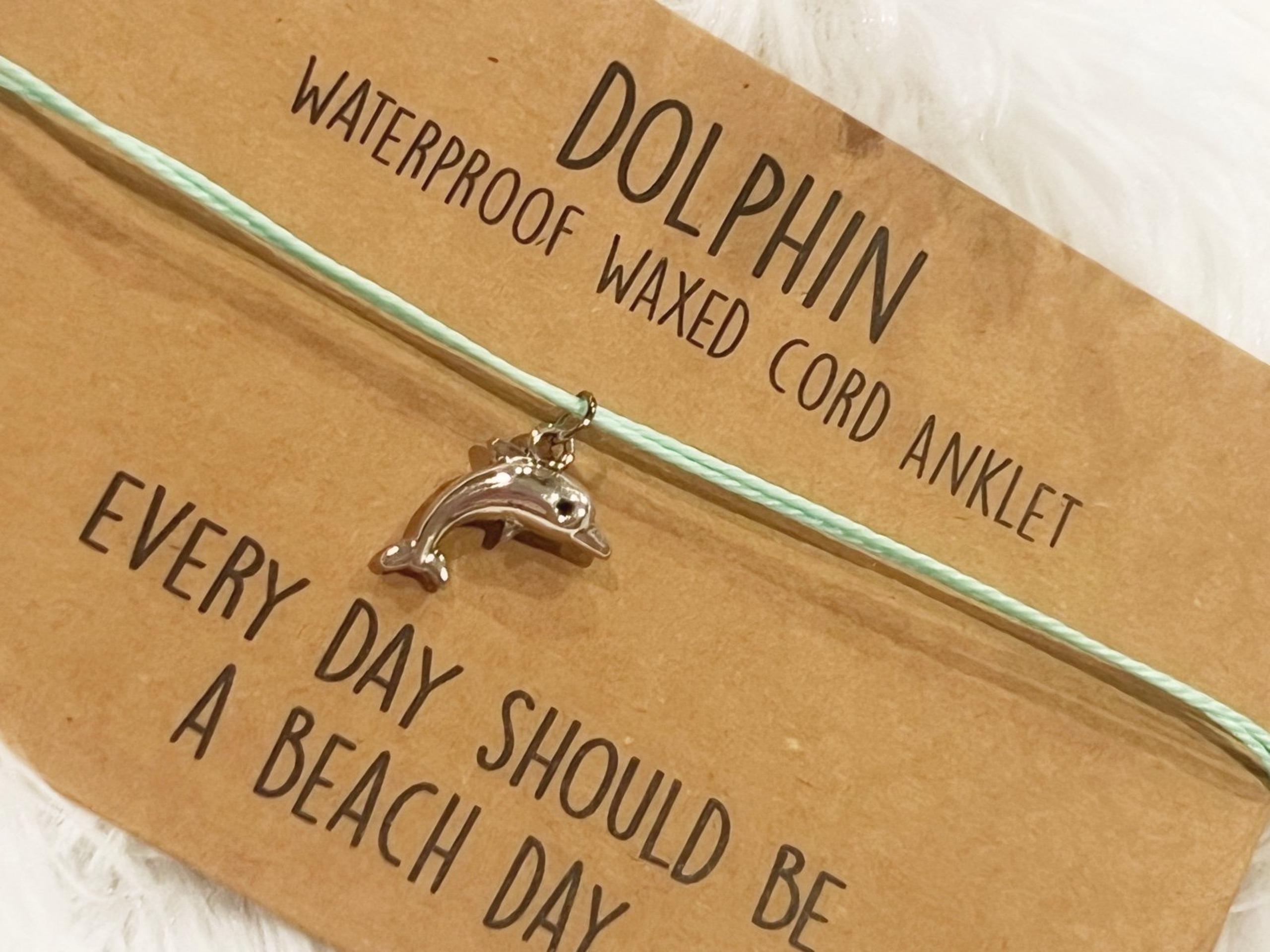 New Dolphin Ankle Bracelet Beach Silver Charm Anklet Gift Boutique Jewelry