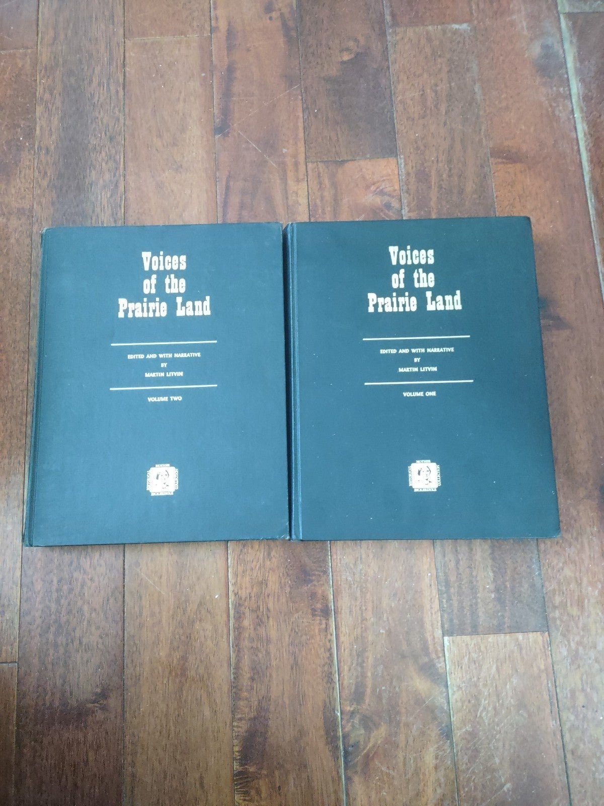 Voices of the Prairie Land 2 vol. Set SIGNED and Inscription by MARTIN LITVIN