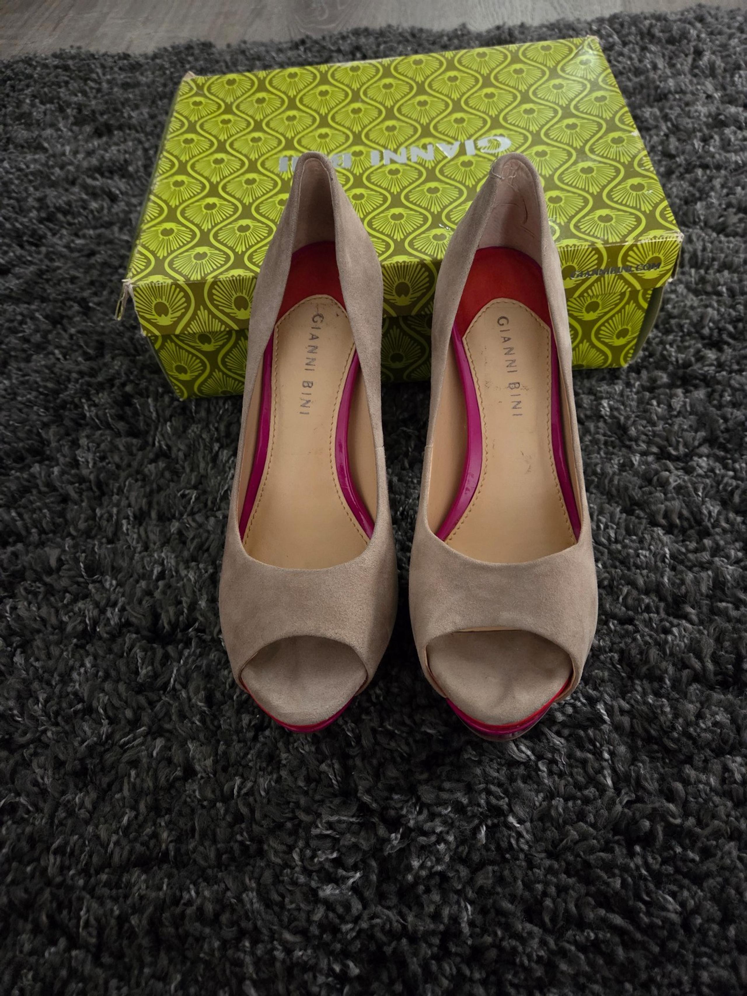 Gianni bini open toe pumps size 7.5
