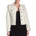 FRAME DENIM | Le Vintage Courtyard Stripe Denim Jscket Tan White Women’s Size XS
