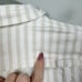 FRAME DENIM | Le Vintage Courtyard Stripe Denim Jscket Tan White Women’s Size XS