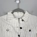 FRAME DENIM | Le Vintage Courtyard Stripe Denim Jscket Tan White Women’s Size XS