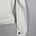 FRAME DENIM | Le Vintage Courtyard Stripe Denim Jscket Tan White Women’s Size XS