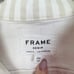 FRAME DENIM | Le Vintage Courtyard Stripe Denim Jscket Tan White Women’s Size XS