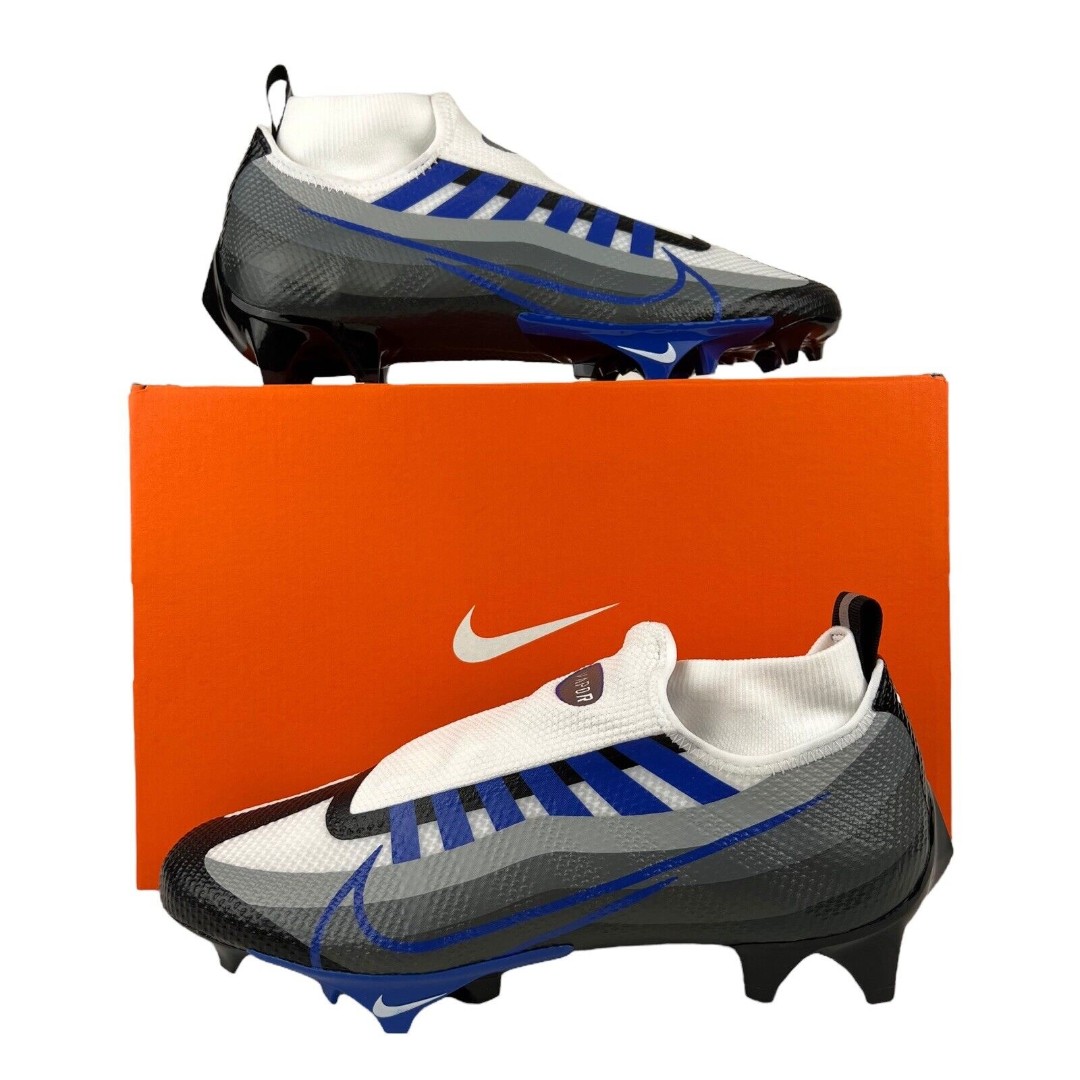 Nike Vapor Edge Pro 360 Blue Black White Football Mens Size 8.5 New