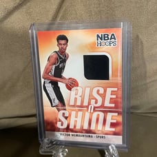 victor wembanyama rise n shine relic patch