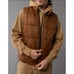 American Eagle Men's Hooded Puffer Vest Cinnabar Size S