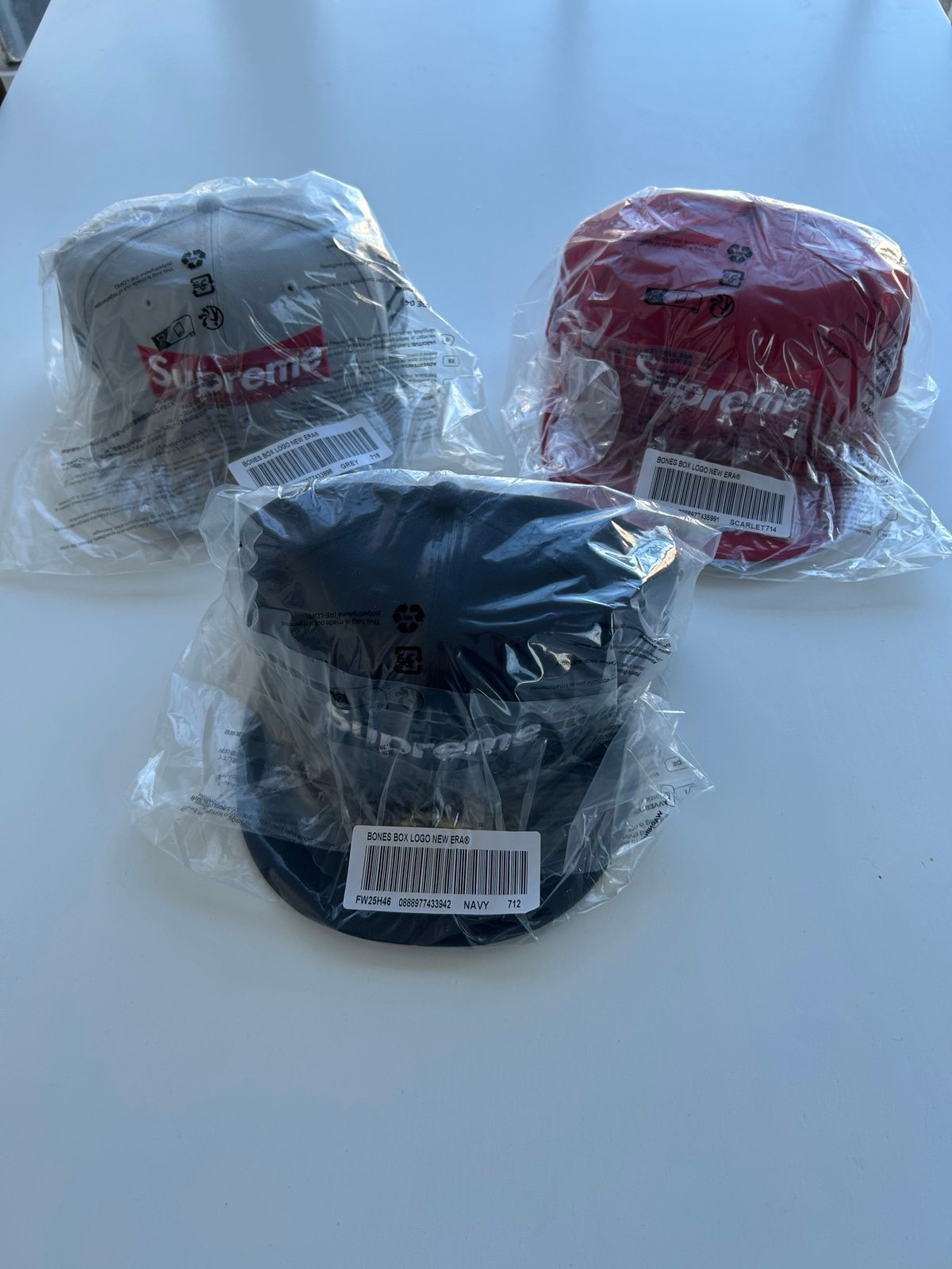 Supreme Bones Box Logo New Era 59Fifty Fitted Hat