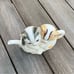 Vintage 1998 Hearth and Home Designs Ceramic Kitty Cats Cuddling Teapot