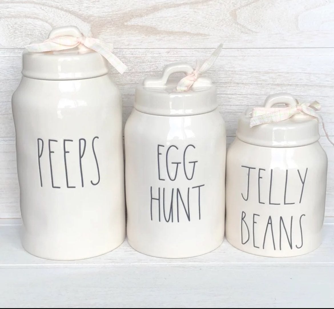 Rae Dunn Easter Canister