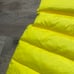 Vintage Puffer Down Vest First Down Men's Size Large Reversible Black and Yellow