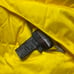 Vintage Puffer Down Vest First Down Men's Size Large Reversible Black and Yellow