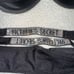 Victorias Secret Swim Black with Silver Rhinestone Bikini Set NWT