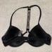 Victorias Secret Swim Black with Silver Rhinestone Bikini Set NWT