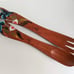Set of Handmade Wood Spoon & Fork Salad Tongs Hummingbird 15.75