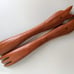 Set of Handmade Wood Spoon & Fork Salad Tongs Hummingbird 15.75