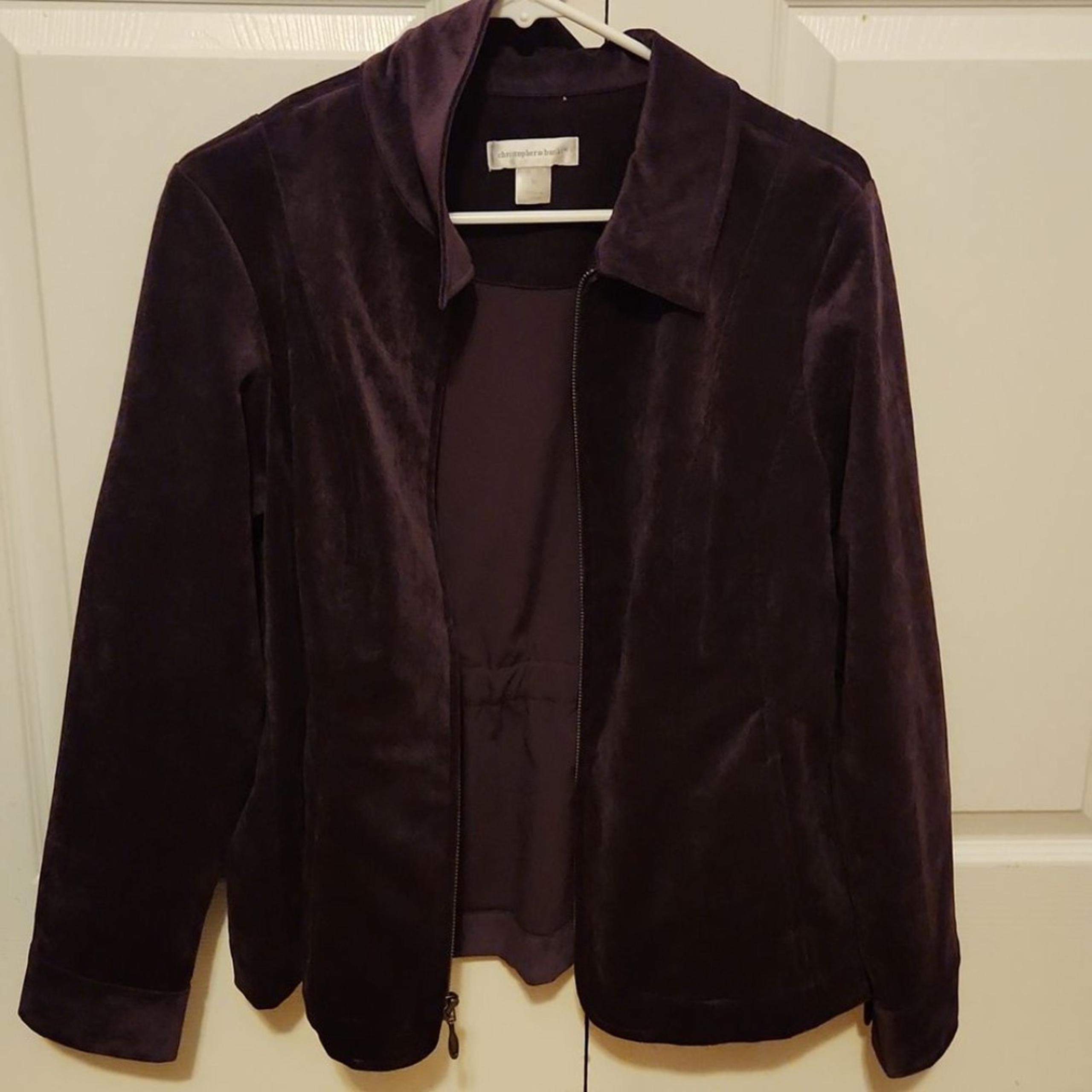 Christopher & Banks Corduroy Purple Jacket