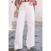 NEW Risen Womens Jeans White Denim Wide Leg Baggy Light Wash Casual Size 15/32