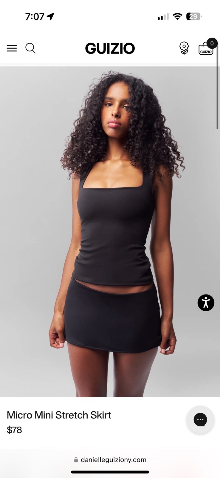 Guizio Micro Mini Skirt