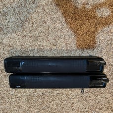Two sound bars with iPod docks installed