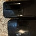 Two sound bars with iPod docks installed