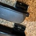 Two sound bars with iPod docks installed