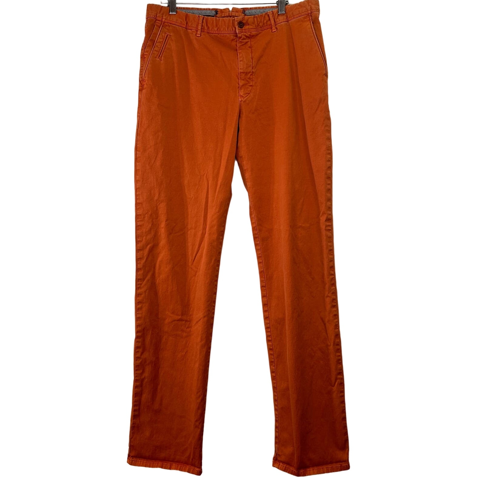 Peter Millar Mountainside Collection Orange Chino Pants Size 35