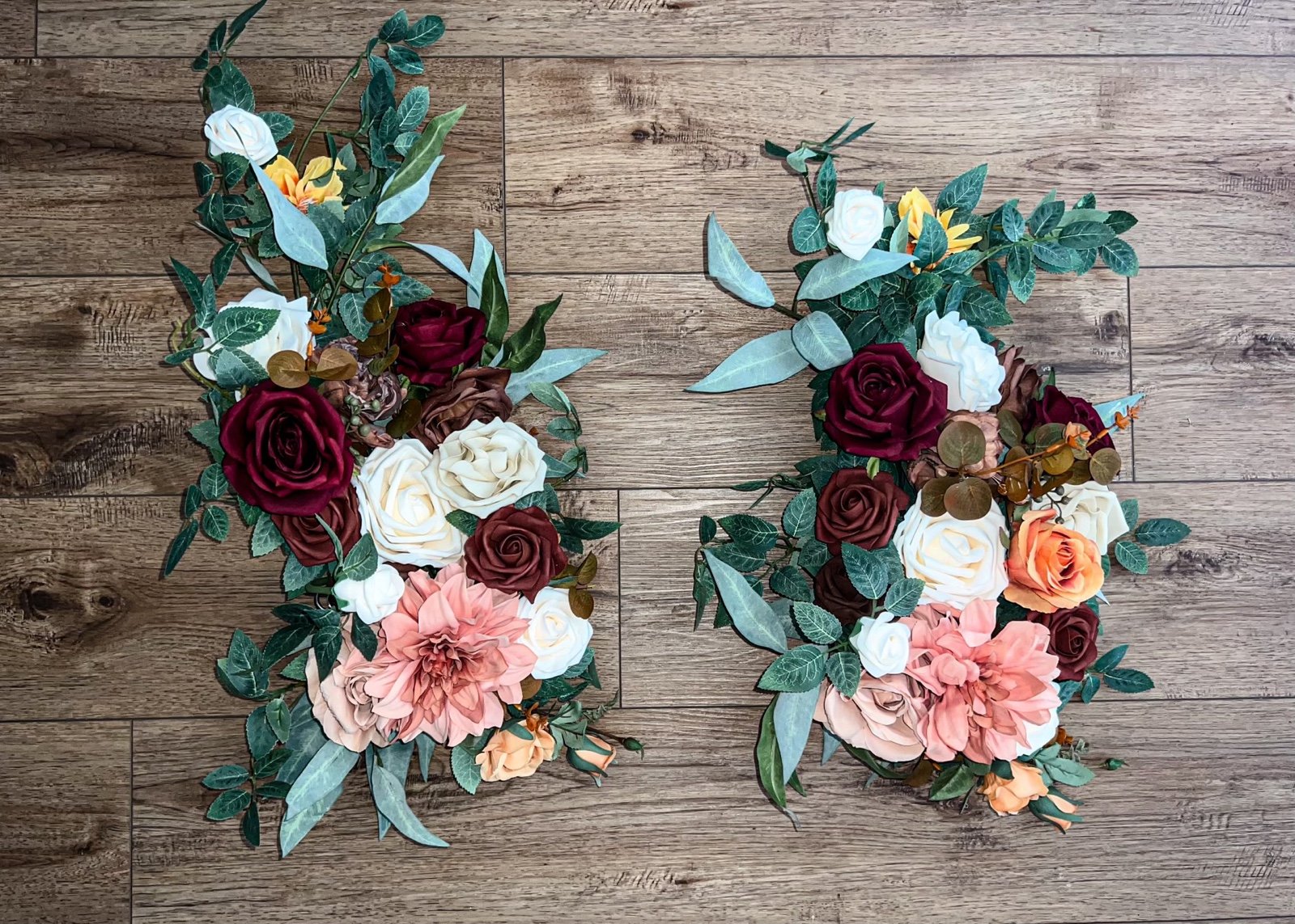 Silk Flower Sign Accents