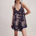 NEW Free People Swingin' It Romper In Oceana Navy Blue Size M