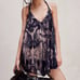 NEW Free People Swingin' It Romper In Oceana Navy Blue Size M