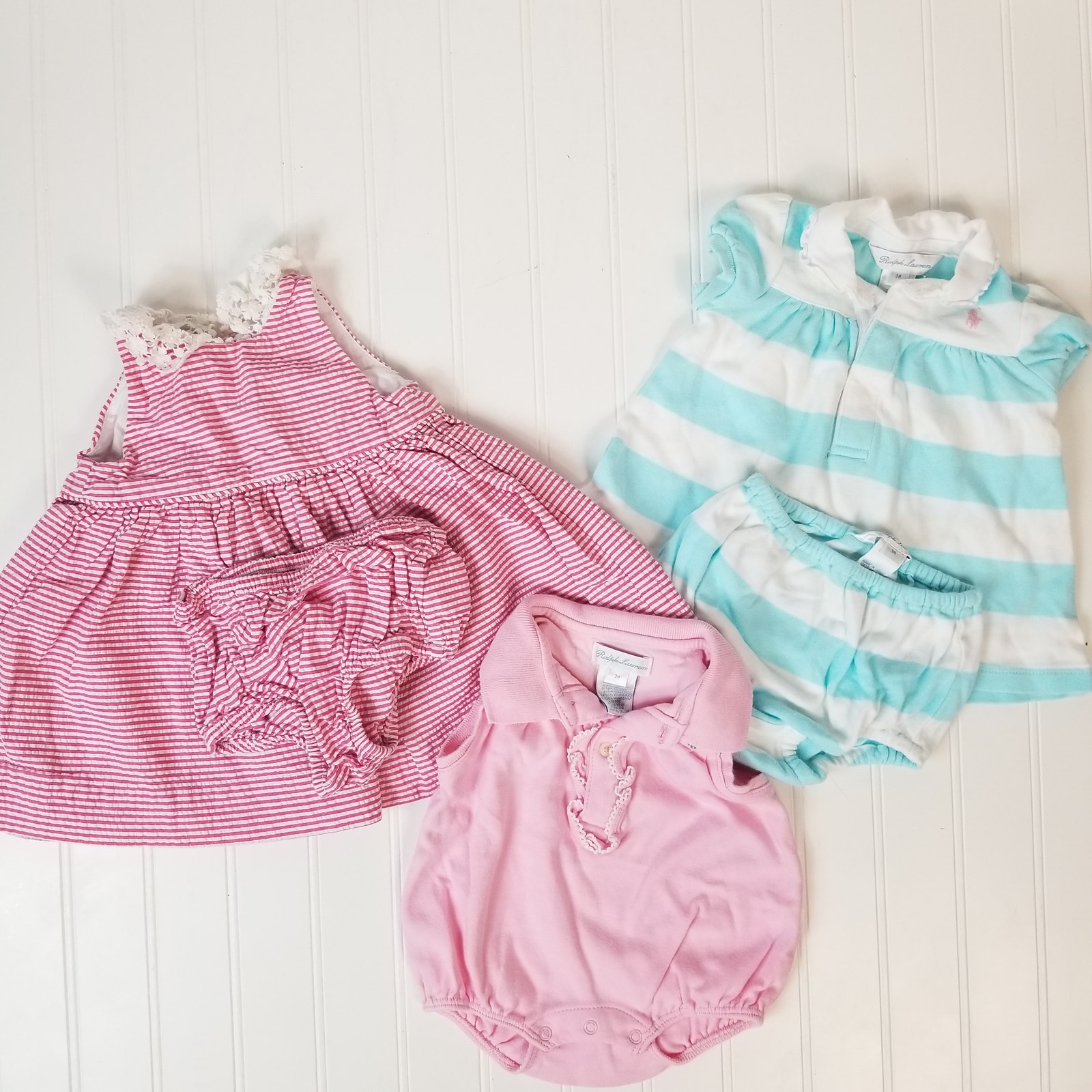 Ralph Lauren 3m Bundle Dresses Romper