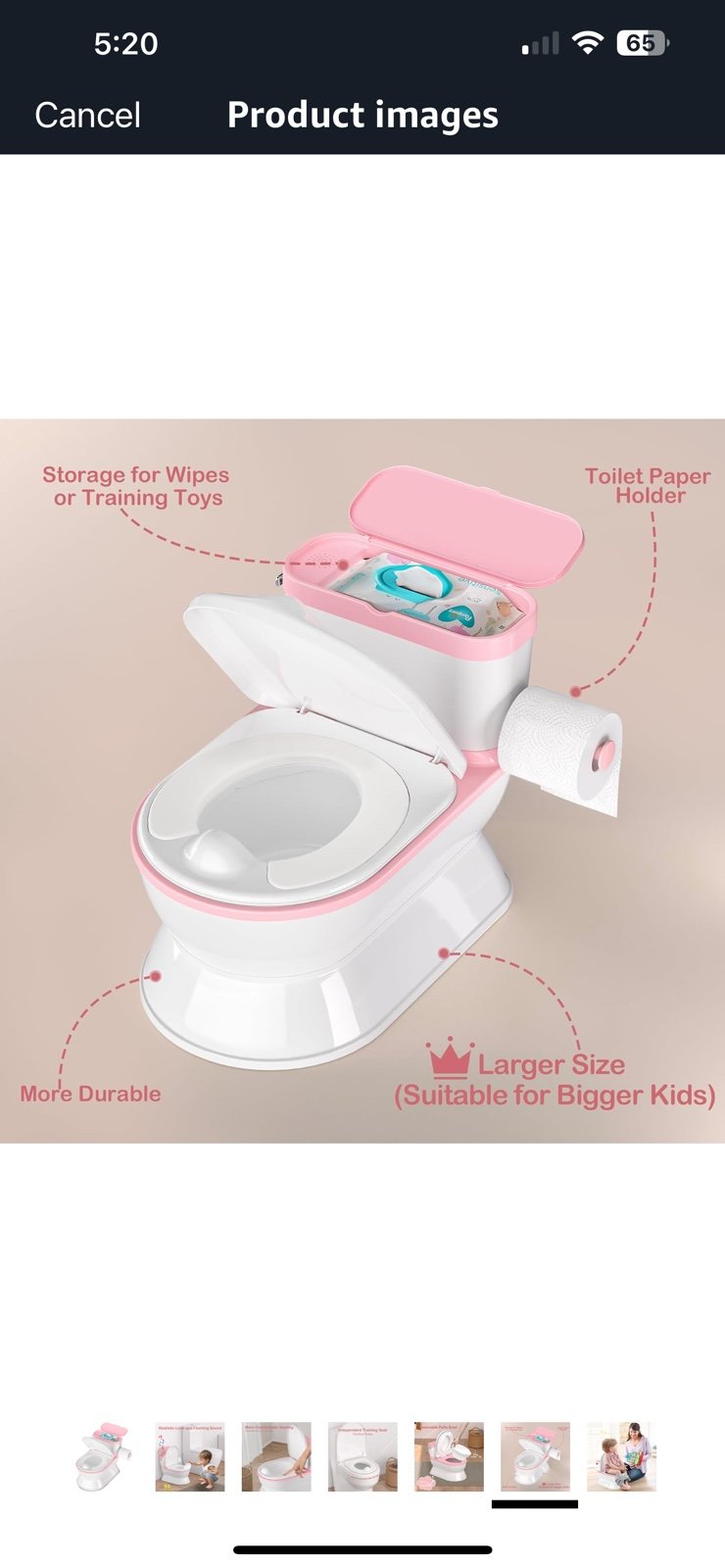 Potty training toddler toilet + 4 potty training books