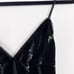 TopShop Velvet Ditsy Floral Embroidered Bodysuit Black Size 8 Snap Bottom Sheer