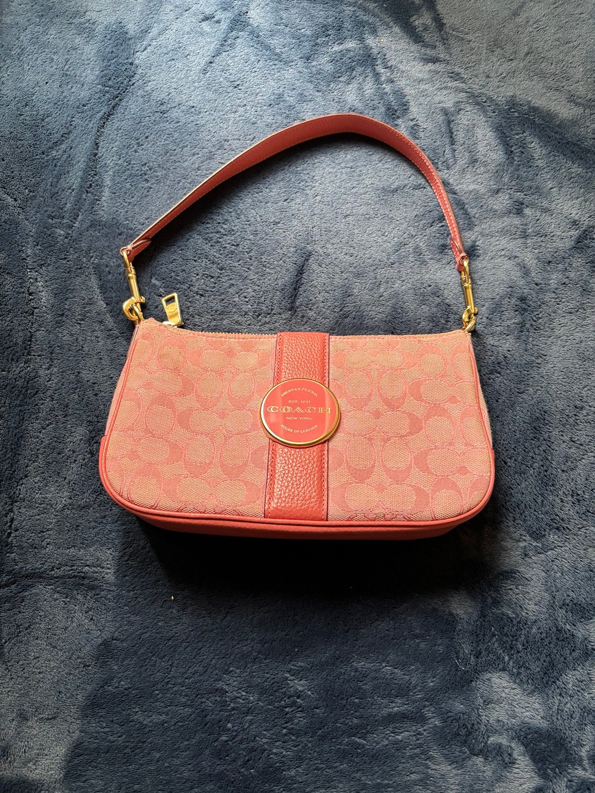 Pink coach purse