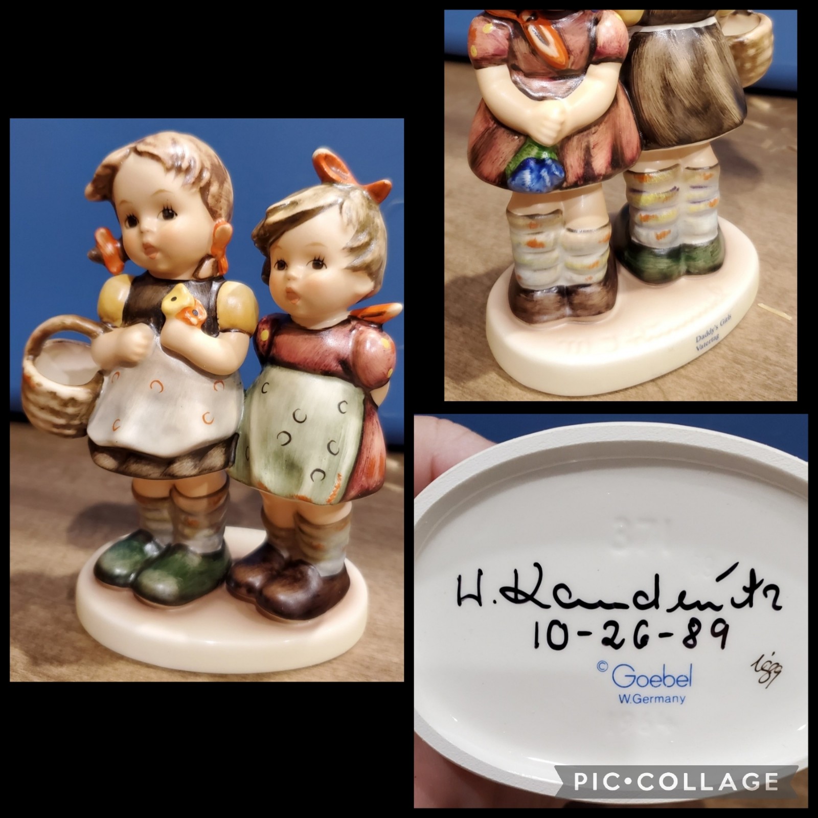 Hummel  "Daddy’s Girls" Figurine *BOGO 50% OFF HUMMEL ONLY**