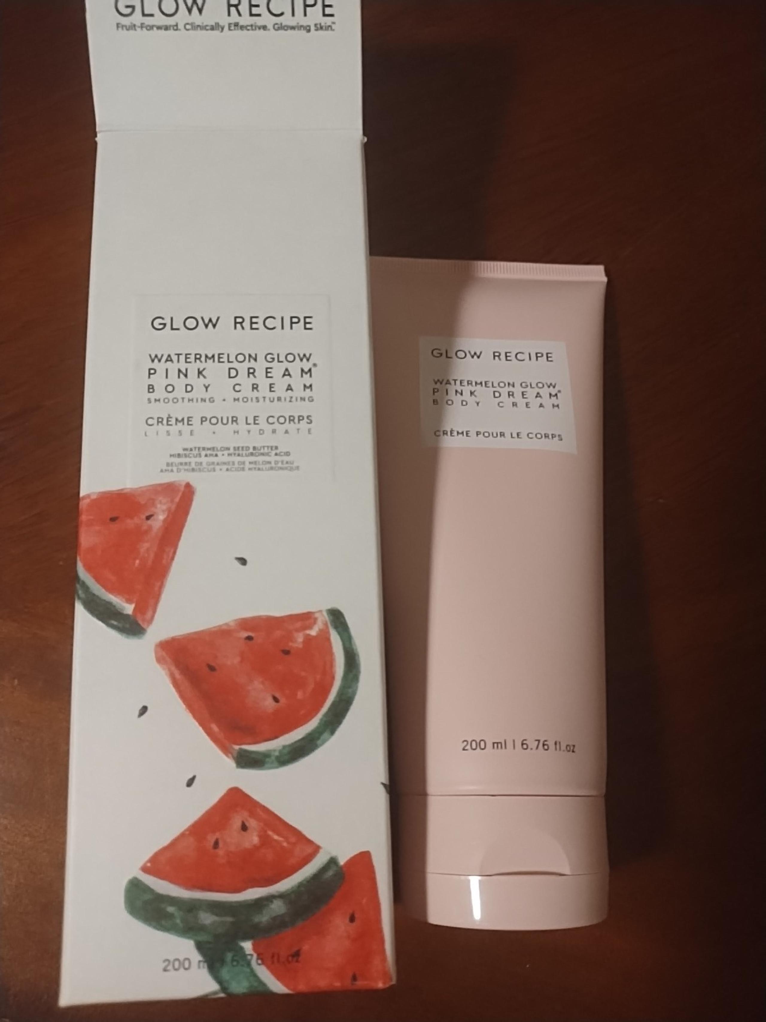 Glow Recipe Watermelon Glow AHA Pink Dream Body Cream NIB 6.76 fl oz/ 200 mL