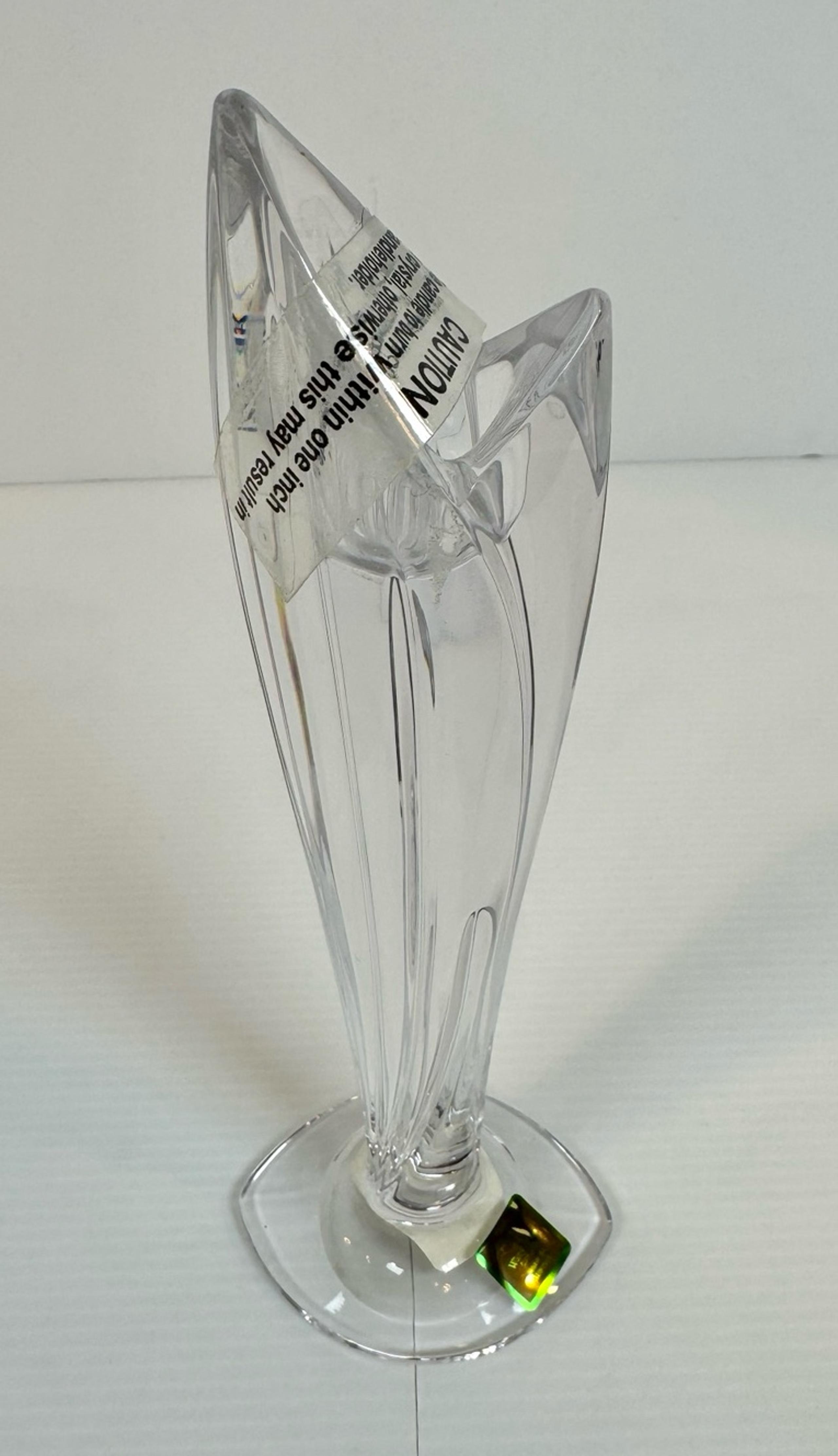 Marquis By Waterford Crystal Candlestick Holder 10” Tall  In excellent condition