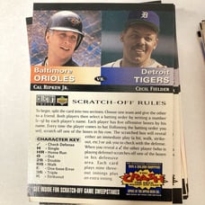200+ 1994 Upper Deck Collector’s Choice You Crash The Deck Scratch Offs Baseball