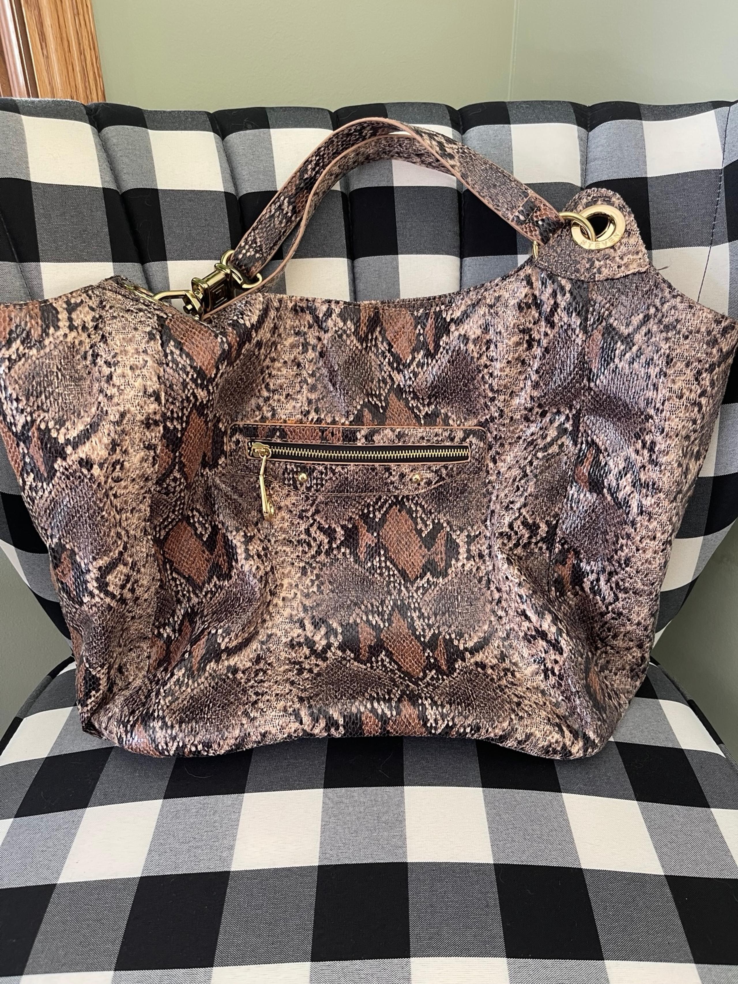 Steven by Steve Madden Unstructured Vegan Snakeskin Bag - Amazing Quality! NWOT