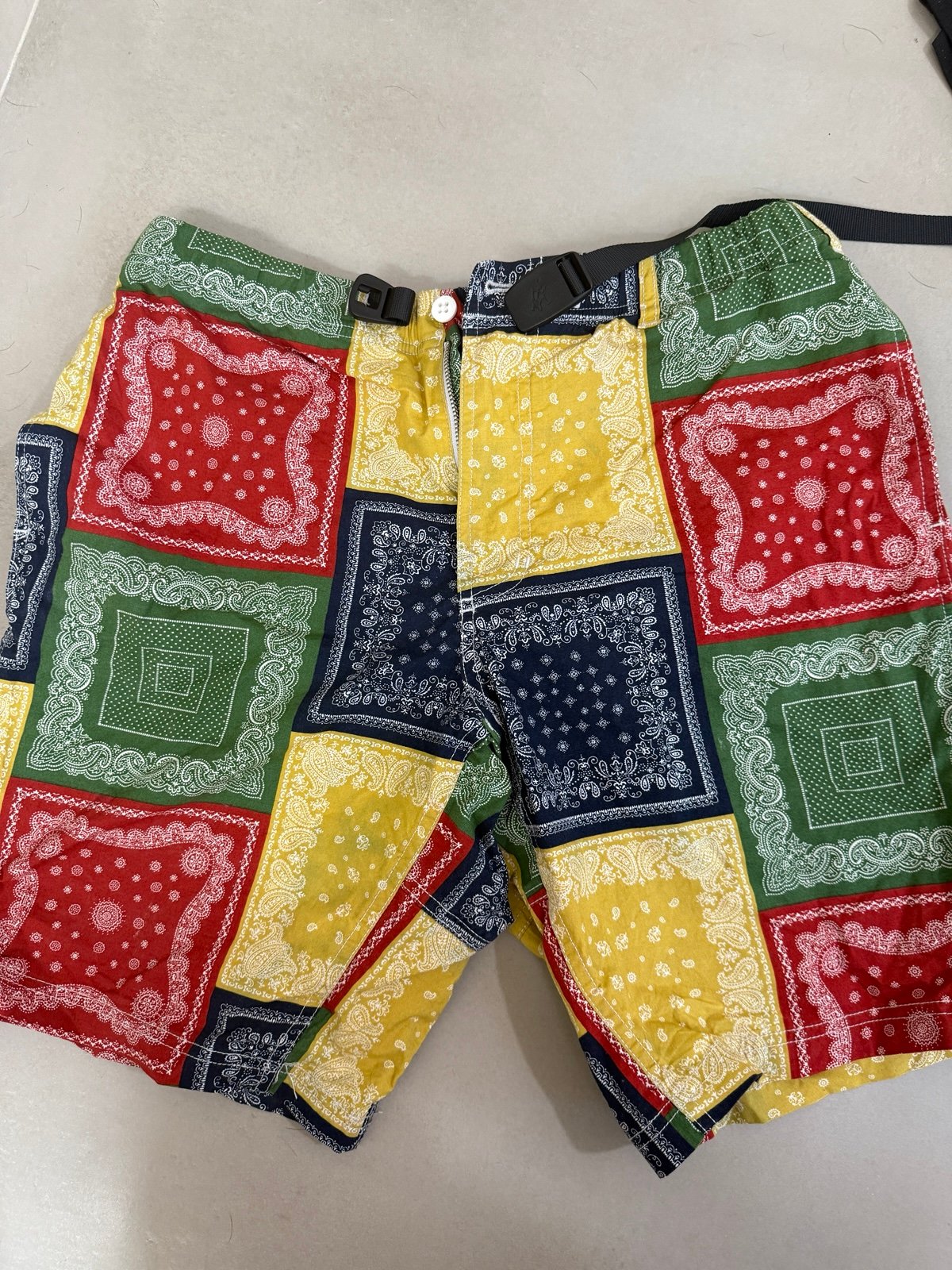 Gramicci half pants bandana paisley