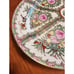 16 Chinese Rose Medallion Hand Painted Porcelain Gold Trim Oval Serving Platter