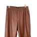 NEW Banana Republic vegan leather pants Sz S Tall dark almond