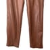 NEW Banana Republic vegan leather pants Sz S Tall dark almond