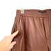 NEW Banana Republic vegan leather pants Sz S Tall dark almond