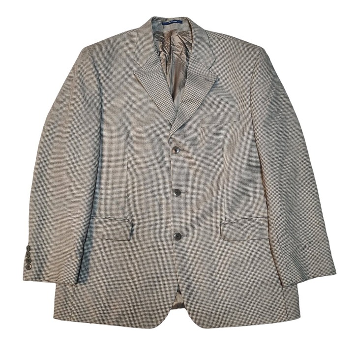 Chaps Ralph Lauren Blazer Men's 44R Houndstooth Wool Suit Jacket Brown Canada